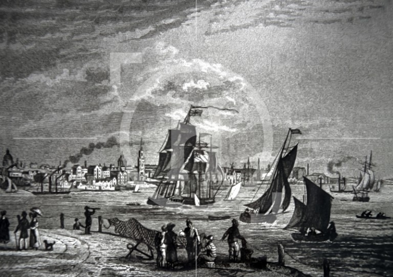 View of Liverpool, c1840